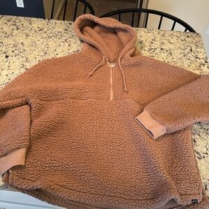 Victoria Secret Pink Half Zip Hoodie